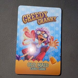 New  Granny Old Maid Card Game - Blue and Orange